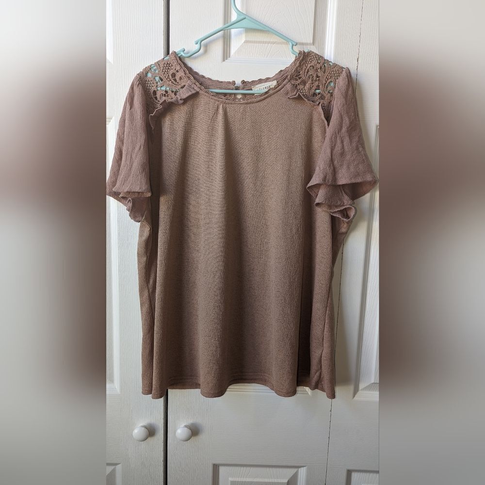 Flower and Feather women's blouse